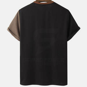 Venta al por mayor de camisetas de hombre personalizadas con logotipo 100% algodón tamaño personalizado mejor precio - Product Image 2