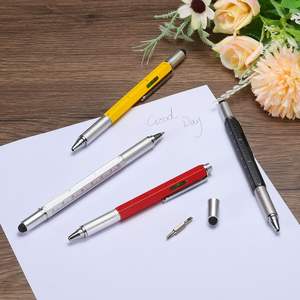 Bolígrafo de herramienta Stylus multifuncional, juegos de regalo de bolígrafo Stylus para hombres, mini herramientas de destornillador de bolsillo, herramienta Stylus multifunción 6 en 1 - Product Image 6