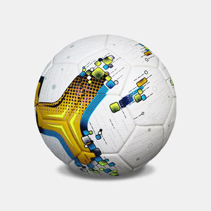 Ballon de football thermocollé en PU taille 5 personnalisé, haute qualité, pour entraînement - Product Image 2