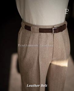 เข็มขัดหนังราคาไม่แพงสำหรับผู้ชายหัวเข็มขัดทนทานมีสไตล์และตัวเลือกสีต่างๆ - Product Image 3