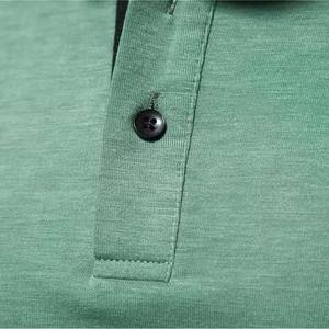 Polos de manga corta para hombre, camisetas de polo de alta calidad OEM personalizadas de talla grande de algodón transpirable High Street para hombre, camisa de todas las tallas - Product Image 5