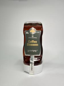 Lamberhoney Premium Coffee Blossom Honey Miel orgánica brasileña natural 295G Botella de plástico Rico sabor a café floral - Product Image 2