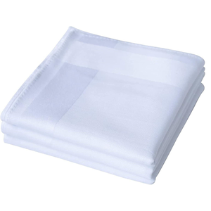 Serviettes de cuisine jetables 100 % coton écologiques à séchage rapide, blanches unies, vente en gros, torchons tissés, fabricant OEM pour la maison - Product Image 5