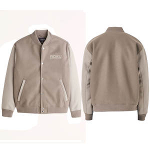 Blouson matelassé en laine pour homme 2025 – Tissu tricoté de haute qualité, logo personnalisé imprimé, finition antibactérienne et respirante - Product Image 4