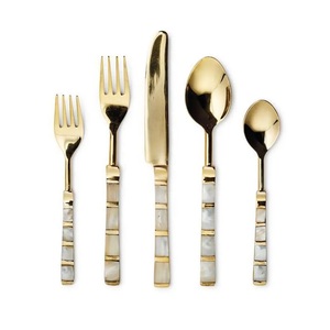 Juego de cubiertos de Metal para cocina, Set de vajilla de 5 con chapado en plata y níquel para artesanía, juego de cubiertos de cocina a precio de venta al por mayor - Product Image 6