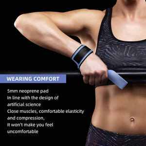 Correas de Muñeca para Levantamiento de Pesas de Poliéster Personalizadas al por Mayor, Soporte de Entrenamiento para Gimnasio y Fitness, Unisex, Logotipo OEM - Product Image 5