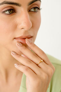 Anillos de mujer, joyería de lujo, nuevo diseño, anillos de joyería fina de oro sólido con anillo de diamantes reales para joyería de mujer - Product Image 4