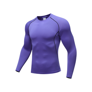 Camiseta deportiva de manga larga para hombre con logotipo personalizado para correr, ropa deportiva para hombre - Product Image 6