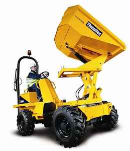 Mini roue transporteur en caoutchouc piste Dumper 500kg 800kg 1000kg 1ton-8ton chenille Dump Usa - Product Image 4