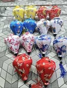 Lanterne en soie de bambou Hoi de haute qualité, traditionnelle vietnamienne, logo personnalisé, décoration de mariage, vente en gros - Product Image 6