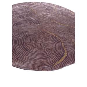 Alfombra de Bambú y Seda Azalea Anudada a Mano Aibz-1003, Diseño Rectangular Abstracto en Rosa y Morado, para el Hogar, Pasillo, Habitación, 10 mm - Product Image 2