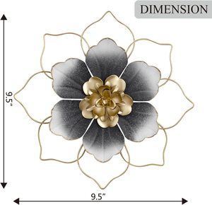 Caliente en venta Metal decorativo personalizado hogar aspecto estético pared artes para pared única y elegante - Product Image 4