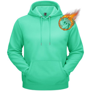 Sudadera con capucha de algodón 100% de peso pesado personalizada 400 GSM polar Etiqueta Privada proveedor OEM bajo MOQ impresión y bordado - Product Image 6