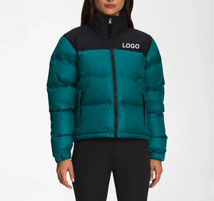 High Quality Wholesale Raw Woven Fashion Quilted Puffer <b>Jacket</b> Padded Softshell Canvas Breathable Women <b>Winter</b> <b>Waterproof</b> - Product Image 1