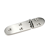 Charnière ovale asymétrique 126*40mm en acier inoxydable 316, quincaillerie marine, pièces et accessoires pour bateaux et yachts