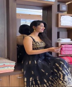 ชุดเดรสผ้าลินินพิมพ์ลายปักเพชรผ้าซาตินดูพัตต้าผ้าลินินมีไซส์ใหญ่พิเศษสำหรับงานปาร์ตี้ - Product Image 6