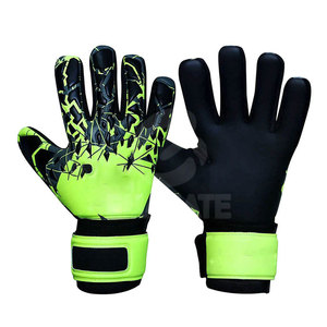 Gants de gardien de but de football professionnels avec taille personnalisable et design imprimé, en cuir, pour utilisation en extérieur - Product Image 5
