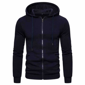 Sweat à capuche avec logo personnalisé pour hommes, de grande taille, de haute qualité, lourd avec poche latérale zippée - Product Image 6