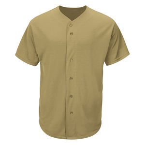 Camiseta de Béisbol Personalizada con Diseño Superior 2025, OEM, para Hombre, con Estampado Digital, Transpirable, Cuello en V y Bolsillos - Product Image 2