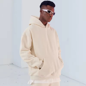 Ropa> Ropa de hombre> Sudaderas con capucha y sudaderas para hombre Oem Custom Graphic Print Heavyweight Oversized Blank Hoodies Set con logo - Product Image 3