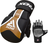 Meilleur Design MMA Gants En Gros de Haute Qualité MMA Gants RDX Aura Plus T-17 Rouge MMA Sparring Gants Pour La Formation