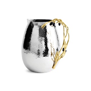 Jarra de agua de cobre duradera elegante jarra de agua de metal de diseño martillado de lujo para el hogar y los restaurantes al mejor precio - Product Image 1