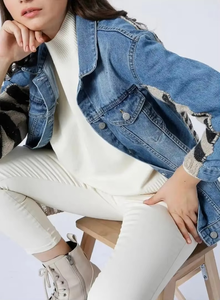 Chaleco Vaquero Sin Mangas de Diseño Nuevo y Moderno, Unisex, para Hombre y Mujer, Chaleco Vaquero con Capucha para Mujer - Product Image 3