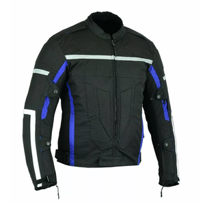 Profesional CE Armaduras Protección 3 capas Cordura Textil Chaqueta Hombre Motocicleta Impermeable Tallas grandes Ropa deportiva Chaqueta Armaduras - Product Image 3