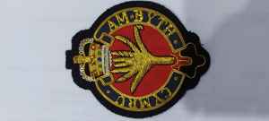 Insignes Wok brodés à la main Emblèmes en polyester patchs avec fil métallique tissé techniques pour étiquettes de vêtements personnalisées - Product Image 2