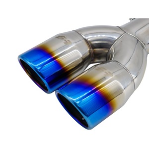 Terminale rotondo diametro 63mm a doppia inclinazione in acciaio inox - Product Image 3