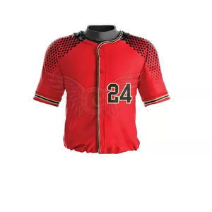 Uniformes de equipo de béisbol personalizados Unisex poliéster transpirable de secado rápido camisetas de béisbol pantalones al por mayor ropa deportiva de fábrica alta - Product Image 5
