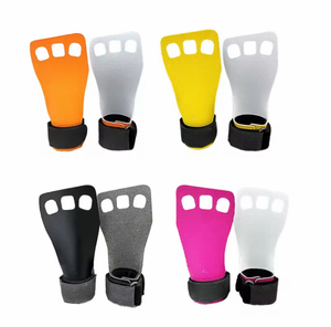 Empuñaduras de cuero para levantamiento de pesas, Protector de Palma, Calleras, Crossfit, gimnasio, agarre de gimnasia, transpirable, ligero, Unisex - Product Image 5