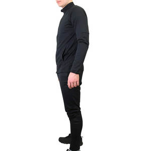 Conjunto de pantalones de chándal con capucha y cremallera a prueba de viento OEM personalizado para hombre - Product Image 2