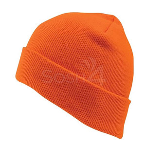Warm Winter Knitted Jacquard 100% <b>Wool</b> <b>Beanies</b> <b>Hats</b> Lightweight High Quality Common Wholesale Custom Logo Design - Product Image 4