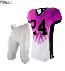 Uniforme de Fútbol Americano Personalizado OEM de Alta Calidad, Elegante, para Adultos, Cómodo, de Manga Larga, Uniforme de Fútbol para Hombre con Protección UV - Product Image 5