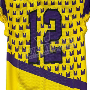 Vente de gros OEM Maillot de football américain & Rugby Maillot d'équipe sublimé blanc respirant - Product Image 5