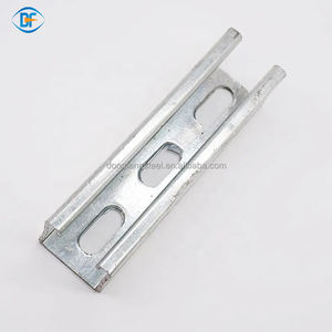 Общая C-образная сталь с глубоким холодным прессованием, 12 футов, перфорированный, размер отверстия, Предварительно Оцинкованный Металлический канал с отверстиями - Product Image 4