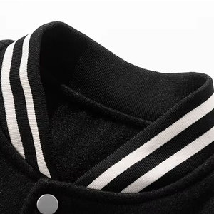 Manufacturer Varsity Wholesale High Quality Letterman <b>Jacket</b> <b>Men</b> Custom Vintage Streetwear Winter Button <b>Jacket</b> - Product Image 4