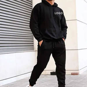 ชุดวอร์มผู้ชายแบบกำหนดเอง ชุดวอร์มสองชิ้น ชุดกีฬาผู้ชาย แฟชั่นเรียบง่าย ชุดออกกำลังกายฤดูใบไม้ร่วงฤดูหนาว ชุดออกกำลังกายผู้ชาย เสื้อผ้าสำหรับออกกำลังกาย - Product Image 4