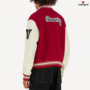 Nouveautés 2026 Vente chaude Vestes de baseball d'hiver de haute qualité personnalisées pour collège unisexe en toile - Product Image 4