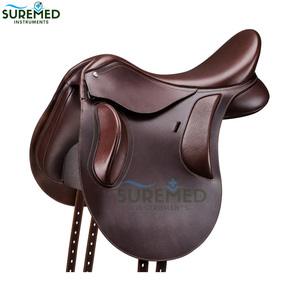 Selle de cheval en cuir brun de style western australien de qualité supérieure, personnalisable, par SureMed Instruments - Product Image 2
