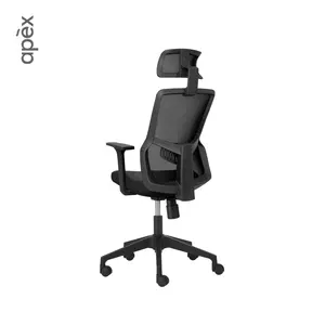 2023 Latest Edition Office Furniture Modern Ergonomic Design High Back Mesh Office Chair With Adjustable Headrest For Office