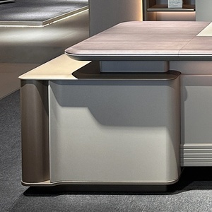 Modern Eco Friendly L Shaped Office <b>Desk</b> Modular Wooden Executive Corner Workstation Heavy Duty Commercial <b>Computer</b> Table Easy A - Product Image 4