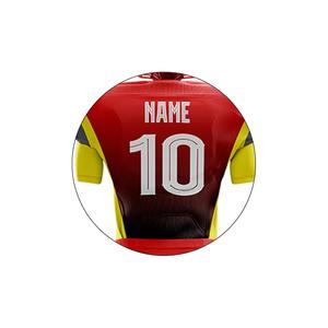 Uniformes de Fútbol Americano Personalizados de Buena Calidad para Hombre, 100% Poliéster, Jersey de Manga Corta con Pantalones a Juego, Secado Rápido y Transpirable para Verano - Product Image 3