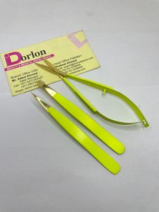 แหนบคิ้วสแตนเลสมืออาชีพปลายคิ้วสีทองเครื่องมือความงามปลายคิ้วแหลม - Product Image 6