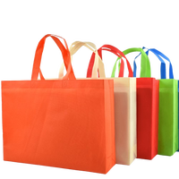 Sac de courses pliable réutilisable en tissu non tissé écologique, thermosoudé, promotionnel, CENPLAS RTS-NW, fabriqué au Vietnam, entrepôt n°