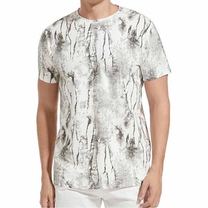 T-shirt à manches courtes pour hommes 2025 Summer New Brand Trendy Cotton Printed T-shirt Top Vêtements pour hommes - Product Image 5