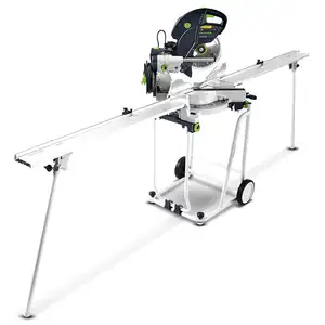 Festool KS 120 REB-UG Set (575850) 1600W 260mm (10-1/4 ") KAPEX slayt bileşik arabası ve kırpma ekleri ile gönye testere Set