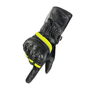 Gants de moto d'hiver en carbone avec écran tactile Gants d'équitation en cuir protecteurs - Product Image 6