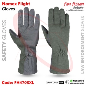 Guantes de vuelo Nomex en cuero de oveja Los mejores guantes tácticos de seguridad para las manos Guantes de cuero de piloto de Pakistán luvas de voo - Product Image 5